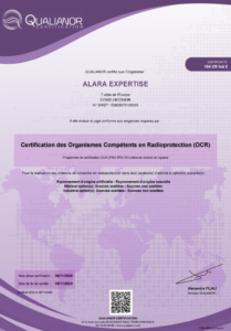 Certification OCR (organisme compétent en radioprotection)